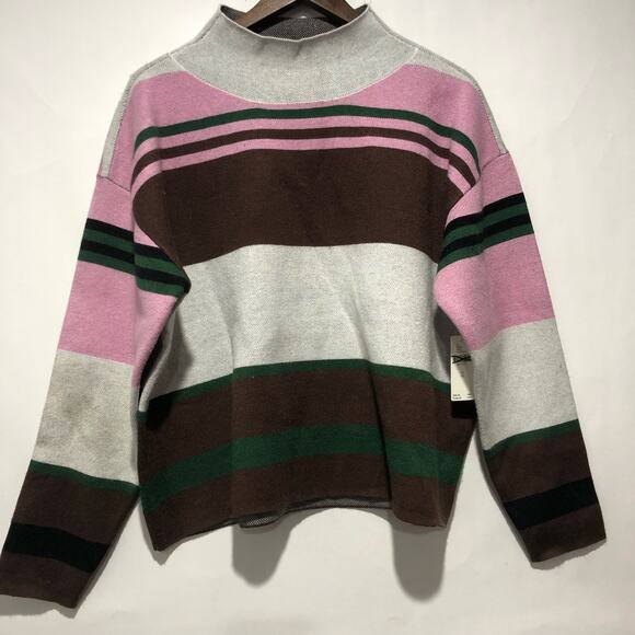 Anthropologie Maeve Carys Mockneck Sweater Multicolor Size M - Picture 6 of 6